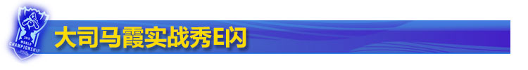 大司马秀E闪